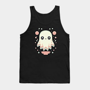 Cute minimalistic illustration of a Ghost Tank Top